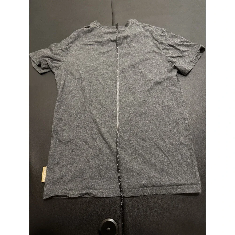 Paris 2024 Olympics Mens Heather Grey T-Shirt Logo Patch Le Coq Sportif S